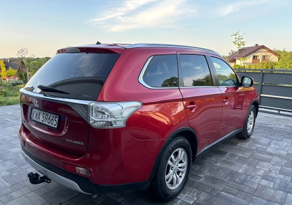 Mitsubishi Outlander cena 46900 przebieg: 261000, rok produkcji 2014 z Wadowice małe 79